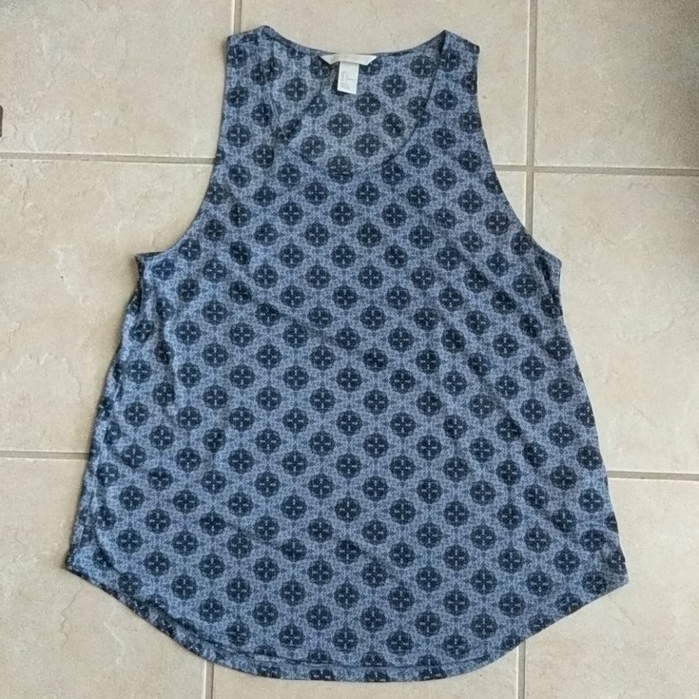 H&M blue tank size L